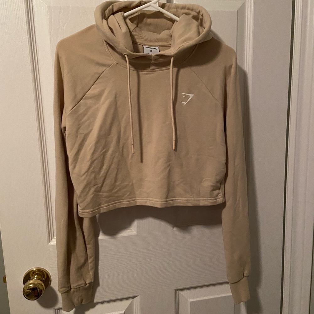Gymshark Women's Beige Hoodie Sweater